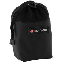

Lightware Small Fleece Storage Pouch with Belt Loop, Color: Black.