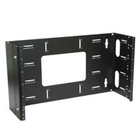

Lowell Manufacturing HUB-6 Wall Mount 6U Hinged Utility Bracket, Pair