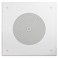 

Lowell Manufacturing IC-105A Square Grille with Round Perforation Pattern for 8" Speakers, White