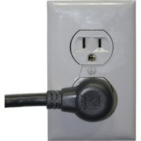 

Lowell Manufacturing IEC-18-90LX10 18" Low-Profile Left Angled Power Cord with Tight Twist Conductors, 10 Pack