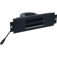 

Lowell Manufacturing KOP-BT Steel Knockout Panel with Dual Blower Fans and Thermostat Probe