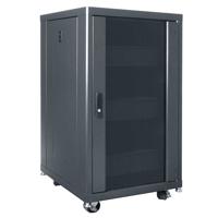 

Lowell Manufacturing LCDR-1824 18U Configured Design Rack, 24" Depth, 500 Lbs Capacity, Charcoal Gray