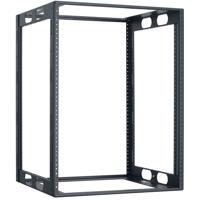 

Lowell Manufacturing LCR-1418 14U Fully Welded Credenza Rack, 18" Depth, 250 Lbs Capacity, Black