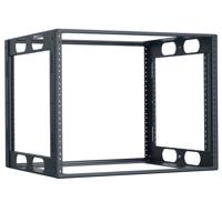 

Lowell Manufacturing LCR-816 8U Fully Welded Credenza Rack, 16" Depth, 250 Lbs Capacity, Black