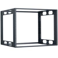 

Lowell Manufacturing LCR-818 8U Fully Welded Credenza Rack, 18" Depth, 250 Lbs Capacity, Black