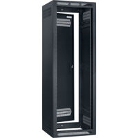

Lowell Manufacturing LER-3527 35U 27" Depth Enclosed Stand Alone Floor Rack with Rear Door and 2x Adjustable Rails, Black