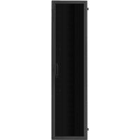

Lowell Manufacturing LFD-10P 10U Smoked Plexiglass Front Door with Keyed Lock for 22" W and 23" W Racks, Black
