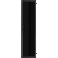 

Lowell Manufacturing LFD-35P 35U Smoked Plexiglass Front Door with Keyed Lock for 22" W and 23" W Racks, Black