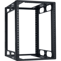 

Lowell Manufacturing LHFR-814 8U Half Rack, 14" Depth, 125 Lbs Capacity, Black