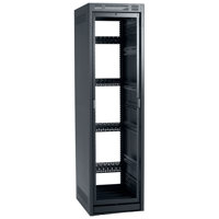 

Lowell Manufacturing LHR-4432 Rack-Rollout/Rotating System, 44U, 32" Depth, Black