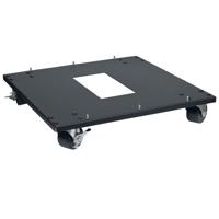 

Lowell Manufacturing LMSB-22 Shallow Mobile Base with 3" Standard Swivel Casters for 22" Deep Rack, Black