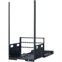

Lowell Manufacturing LPOR2-2119 21U Pull-Out Rack with 2 Slides, 19" Depth, Black
