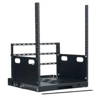 

Lowell Manufacturing LPOR4-1419 14U Pull-Out Rack with 4 Slides, 19" Depth, Black
