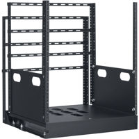 

Lowell Manufacturing LPTR2-1219 12U Pull & Turn Rack System, 2-Slides, 19" Depth, Black