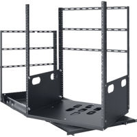 

Lowell Manufacturing LPTR2-1419 14U Pull & Turn Rack System, 2-Slides, 19" Depth, Black