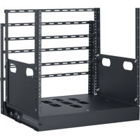 

Lowell Manufacturing LPTR4-1023 10U Pull & Turn Rack System, 4-Slides, 23" Depth, Black