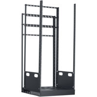 

Lowell Manufacturing LPTR4-2423 24U Pull & Turn Rack System, 4-Slides, 23" Depth, Black