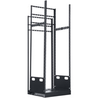 

Lowell Manufacturing LPTR4-3019 30U Pull & Turn Rack System, 4-Slides, 19" Depth, Black