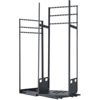 

Lowell Manufacturing LPTR4-3023 30U Pull & Turn Rack System, 4-Slides, 23" Depth, Black