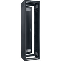 

Lowell Manufacturing LSER-4427 44U Seismic Rack with 1 Pair Adjustable Rails, 27" Depth, Black