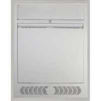 

Lowell Manufacturing LTCR-3320R 3U + 3U Tilt-Out Recessed Wall Rack with Trim Plate and Dampers, Network Gray