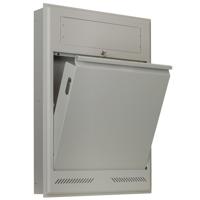 

Lowell Manufacturing LTR-220R 2U Tilt-Out Recessed Wall Rack, 24x35x5", Gray