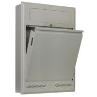 

Lowell Manufacturing LTR-320R 3U Tilt-Out Recessed Wall Rack, 24x35x7", Gray