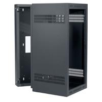 

Lowell Manufacturing LWR-2428 24U Rack-Sectional Wall Mount with 1 Pair Adjustable Rails, 28" Deep, Black