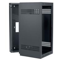 

Lowell Manufacturing LWR-2432 24U Rack-Sectional Wall Mount with 1 Pair Adjustable Rails, 32" Deep, Black