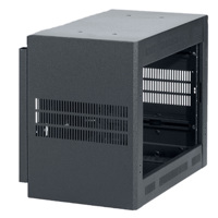 

Lowell Manufacturing LWR-719 7U Rack-Sectional Wall Mount with 1 Pair Adjustable Rails, 19" Deep, Black