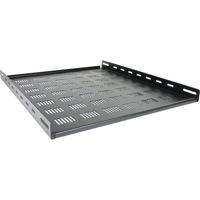 

Lowell Manufacturing LXR-NS21 Zero-Space Shelf for 21" Depth LXR and LVR Series Slim Frame Racks, Supports 250 Lbs, Black