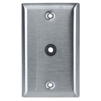 

Lowell Manufacturing MCP14 One-Gang Stainless Steel Wall Plate with 0.38" Center Hole Punched