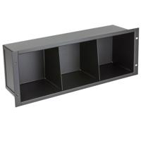 

Lowell Manufacturing MH4-CD 19" 4U Rackmount Steel Media Holder for 42 CDs