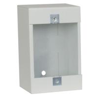 

Lowell Manufacturing P1X Steel Surface-Mount Wall Box for 1-Gang Devices, 2.5" Deep, White