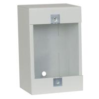 

Lowell Manufacturing P1X-2 Steel Surface-Mount Wall Box for 2-Gang Devices, 2.5" Deep, White