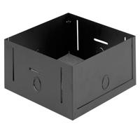 

Lowell Manufacturing P68X-6 Recessed Steel Backbox for 8" Speaker, 10" Square x 6" Deep