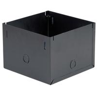 

Lowell Manufacturing P875X-6 Recessed Steel Backbox for 8" Speaker, 8.81" Square x 6" Deep
