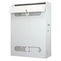

Lowell Manufacturing RCCD-4636 Remote Consolidation Wall Mount Cabinet with Deep Door and Flip Top, 4U + 6U, 30"D Usable, Network Gray