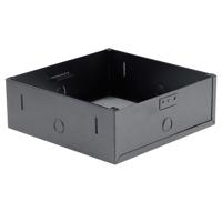 

Lowell Manufacturing RE1175-T Recessed Steel Backbox for 8" Speaker and Torsion Grille, 11.75" Square x 4" Deep
