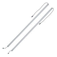 

Lowell Manufacturing RLB-KITB-40 40" Magnetic Rackmount Light Bars with Blue Lights for 24U+ Racks, Rocker Switch, Pair