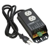 

Lowell Manufacturing RPC-15 15A Low Voltage Remote Power Control with 6' Cord, 1 Duplex Outlet