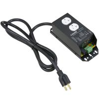 

Lowell Manufacturing RPC-20-SCD-RJ 20A Low Voltage Remote Power Control with Surge Protection, 6' Cord, RJ45 Connector, 1 Duplex Outlet