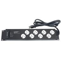 

Lowell Manufacturing RPC-4-CD 19" 2U Rackmount Panel with 15A Remote Power Control, 6' Cord, 4 Duplexes Outlet