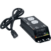 

Lowell Manufacturing RPC-P15-S 15A Pass-Through Remote Power Control with Surge Suppression, NEMA 5-15R Duplex Outlet, 6' Cord