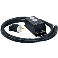 

Lowell Manufacturing RPC-P20-SHW 20A Pass-Through Remote Power Control with Surge Suppression, NEMA 5-20R Duplex Outlet, 6' Hardwired