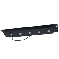 

Lowell Manufacturing RPL-T3 3U Steel Rackmount Panel with 5-LED Lights, Top Mount