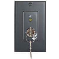 

Lowell Manufacturing RPSB-KP-ASM SPST Low Voltage Key-Switch with Maintained Closure for ASM Sequencer, 1 Status LED, 1-Gang Wall Plate, Black