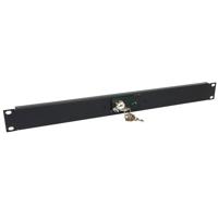 

Lowell Manufacturing RPSB-KR SPST Low Voltage Key-Switch with Maintained Closure, 1 Status LED, 1U Rackmount Panel, Black