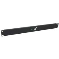 

Lowell Manufacturing RPSB-R SPST Low Voltage Rocker Switch with Maintained Closure, 1 Status LED, 1U Rackmount Panel, Black