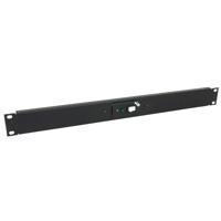 

Lowell Manufacturing RPSB-R-RJ SPST Low Voltage Rocker Switch with RJ45 Connector, Maintained Closure, 1 Status LED, 1U Rackmount Panel, Black